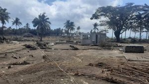 Tonga volcano: 84% of population influenced by ash fall as well as tsunami