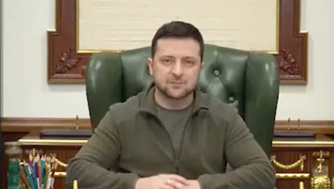 Zelensky asked if he'll give Russia any component of Ukraine