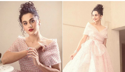 Taapsee Pannu Is "Bridgerton" Ready In A Dreamy Off-Shoulder Summer Gown