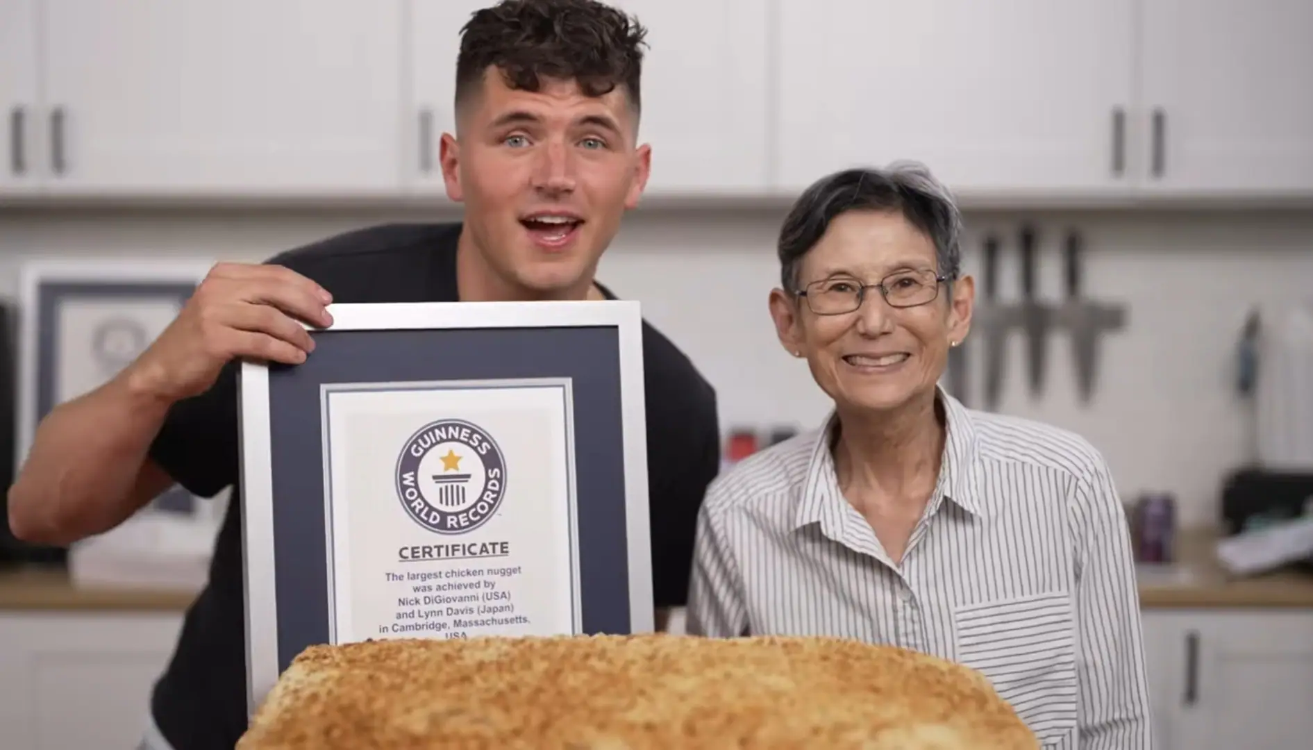 World's Largest Chicken Nugget: Chef Duo Sets Guinness World Record