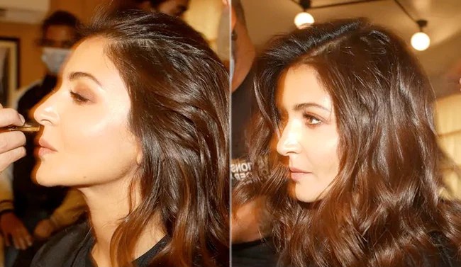 With Brown Eye Makeup And Glossy Curls In Her Hair, Anushka Sharma Is Serving Fabulous Beauty Inspiration