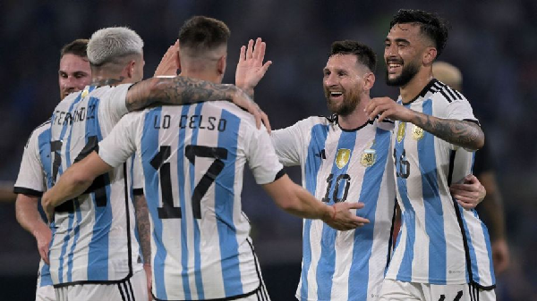Argentina thrash Curacao on another record night for Lionel Messi